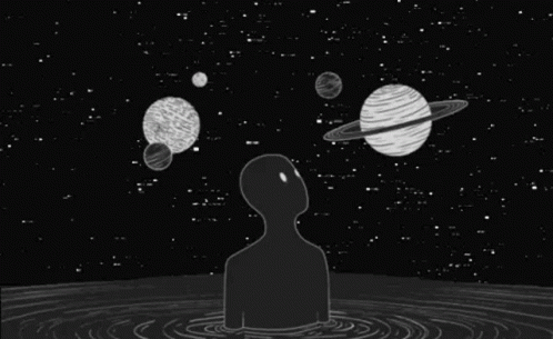 Planets drifting through space